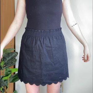 J Crew Scalloped Skirt